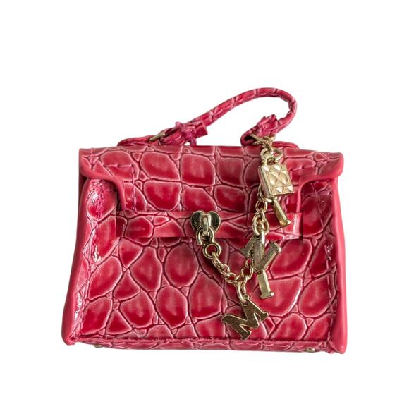 Zuru 5 Surprise Mini Fashion Series 2 Rare Pink Metallic Fashion Bag Purse Chain - Picture 2 of 3